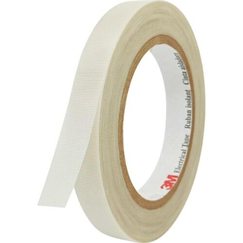 3M White High Temperature Glass Cloth Electrical Tape 69