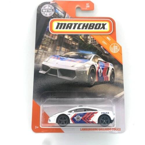 LAMBORGHINI GALLARDO POLICE Matchbox Cars 1:64 Metal Diecast Alloy Model Car Toy Vehicles