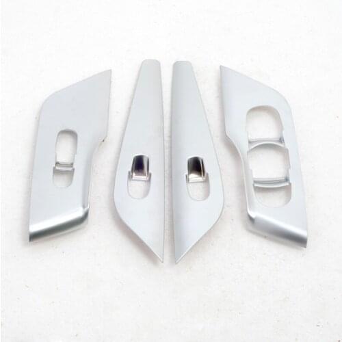 ABS Matte Car Inner Door Handle Armrest Window Switch Cover Trim Left Hand Drive Fit For Nissan Teana Altima 2013 2014 2015 2016