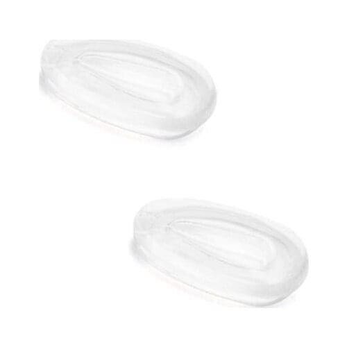OOWLIT Crystal Clear One Pair of New-Rubber Nose piece Replacement for-Oakley Gauge 8 L OO4124 Sunglasses