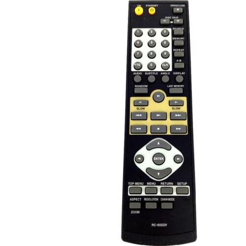 95%New Original Remote Control RC-655DV For Onkyo RC655DV Audio System DVD Video CD Disc Player DV-CP704 DV-CP706 Remoto Control
