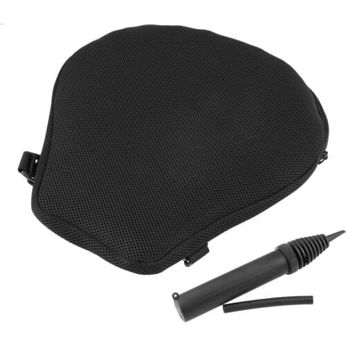 Air Motorcycle Seat Cushion Pressure Relief Pad for Halley 380x365mm Inflatable