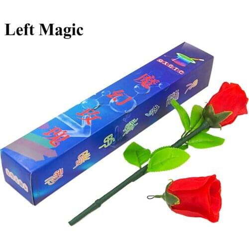 Rose Regeneration Magic Tricks Flower Reappearing Appearing Vanish Magic Props Illusions Gimmick Accessories Comedy