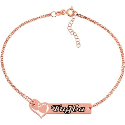 Tevuli 925 Sterling Silver joined At Hearts Is Womens Bracelet