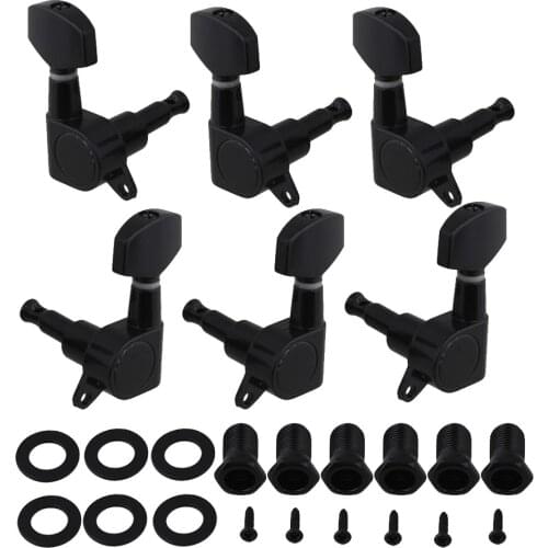 Guitar Tuners Pegs Tuners Machine Heads 3L3R Black