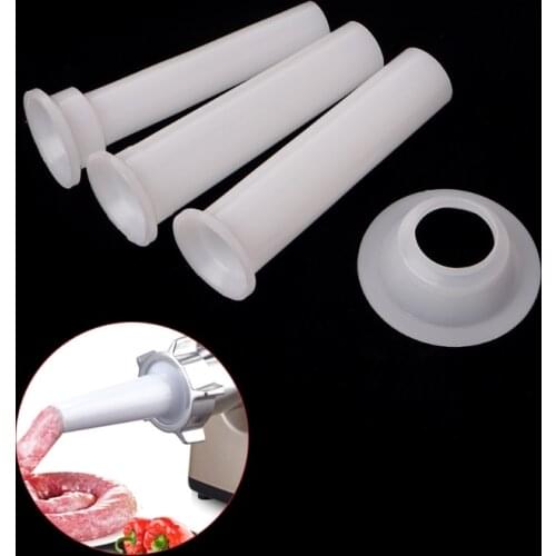 3 Pcs Universal Sausage Stuffing Tube Plastic Stuffers For Casing Meat Grinder 10166