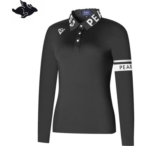 PG Women Golf Polo-Shirts Fashion Lady Long Sleeves Quick Dry Sports Clothing Full Sleeves For Ladies 2021 Autumn New