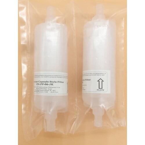 2PCS Original ink filter ZN-PP-06-JK 6UM solvent Capsule filter for Infiniti FY-3206 FY-3208 Phaeton Iconteck spt 510 ink filter