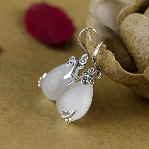 2018 New Arrival Anniversary Brinco Fashion Items New S925 Pure Ornaments Contracted Fashion Handmade Dragonfly Pendant