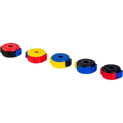 5pcs Plastic Quick Set Cymbal Mate Nut Knobs for Drum Kit 8mm mix color