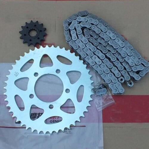 Motorcycle Accessories BJ600GS-3 BJ600 BN600 Large and Small Sprocket Chain