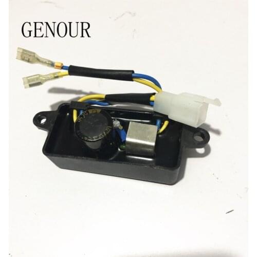Good quality Sharp square AVR Automatic Voltage Regulator 2kw 2.8kw Fits for Engine Gx160 Gx200 SPARE PARTS 6wires 250V 220uf