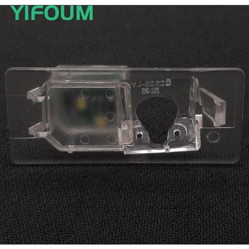 YIFOUM Car Rear Camera Bracket License Plate Lights Housing For VW Tiguan L Sharan Sagitar Touareg Sportsvan Variant Tayron