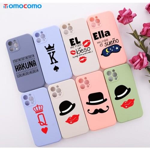 Colorful Funny Mustache Poker Phone Cover For iPhone 11 12 Pro Max Mini XS XR X 7 8P Shockproof Liquid Silicon Phone Case Funda
