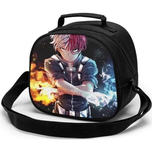 My Hero Academia Children fashion lunch bag thermal insulated bag travel casual insulated picnic bag