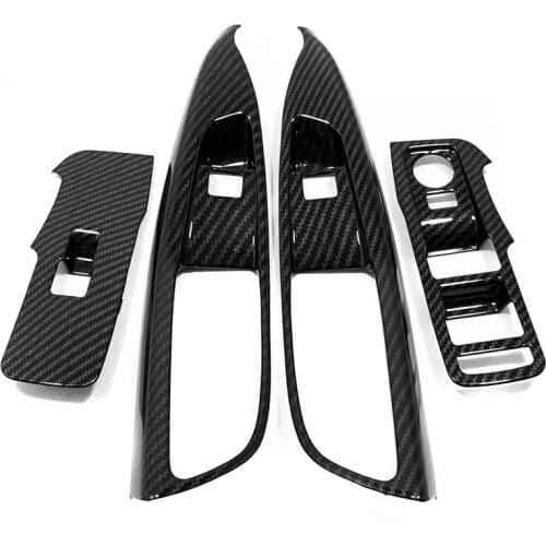 For LHD 2019 2020 2021 Chevrolet Tracker Accessories ABS Window Control Panel Glass Lift Switch Protector Sticker Car Styling