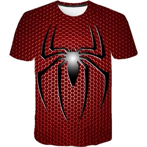 Summer 3D print Men/Women T Shirts Boys Clothes Super Hero Spidermen Hero Super Tee Kids T-Shirt Marvel Fashion Streetwear Tops