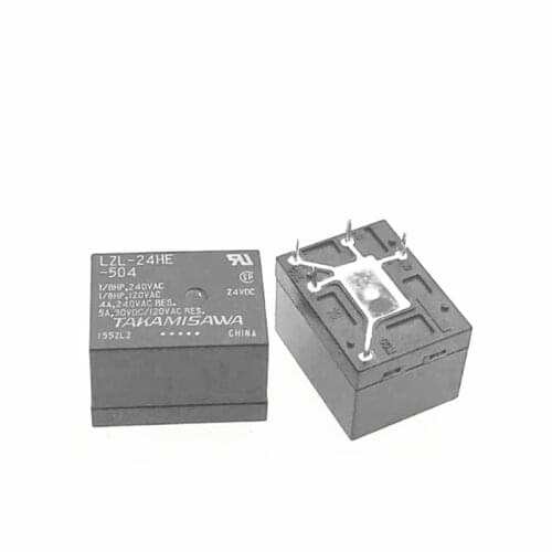 HOT NEW 24V relay LZL-24HE-504 LZL 24HE 504 LZL24HE504 24VDC DC24V 24V 5PIN