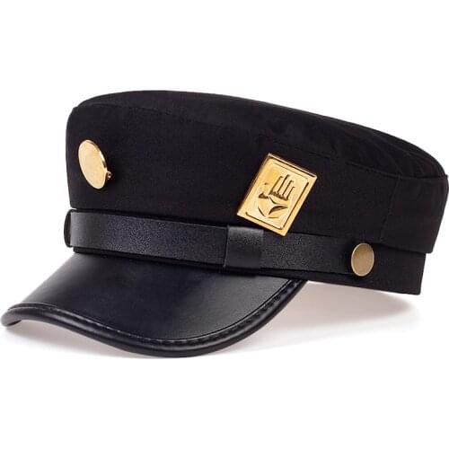 New Fashion personality beret hat brim gold palm navy hats solid color casual cap trend outdoor casual caps hip hop tide hats