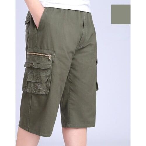 2021 Spring Autumn New Outdoor Casual Shorts Oversized Elastic Band Shorts for Male Fashion Pocket Loose Solid Color Men Shorts