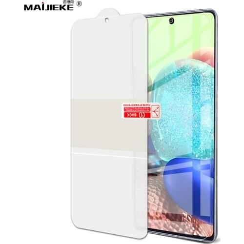 15D Soft Front Hydrogel Film For Samsung Galaxy A82 5G A72 A52 A32 A22 A71 5G A51 5G A31 Full Cover Screen Protector Nano Film