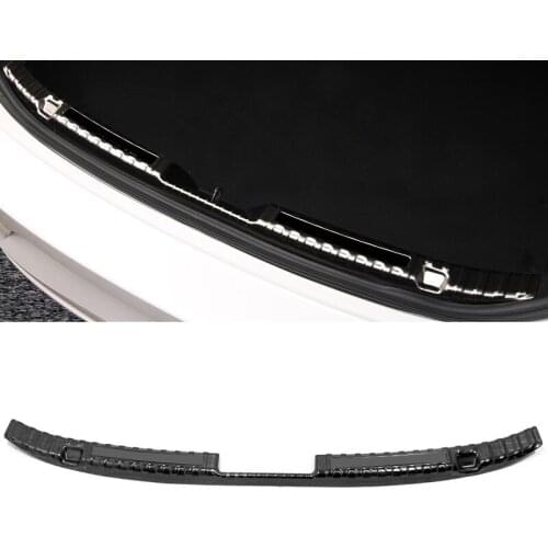 For Mazda 3 M3 Axela 2019 2020 Sedan Version Stainless Steel Car Accessories Inner Rear Bumper Guard Plate Trim 1pcs