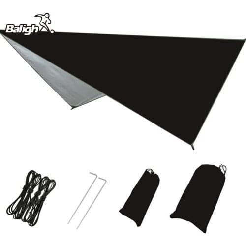 Balight Sun Shelter Beach Camping Garden Sun Awning Canopy Sunshade Hammock Rain Fly Tarp Waterproof Tent Shade