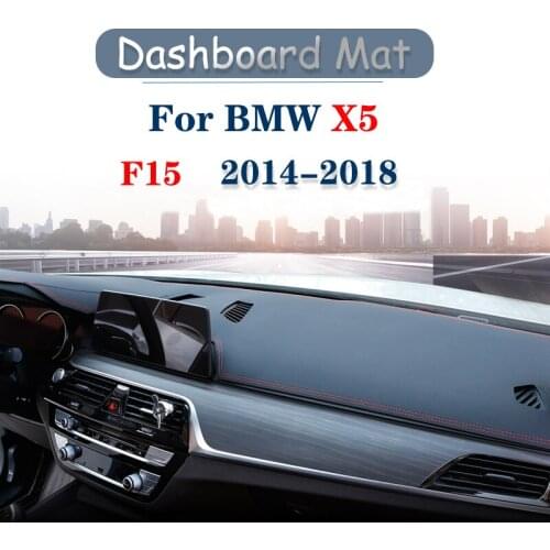 For BMW X5 F15 2014 2015 2016 2017 2018 Anti-Slip Mat Dashboard Cover Pad Shade Dashmat Protect Carpet Accessories X5M Cape Rug