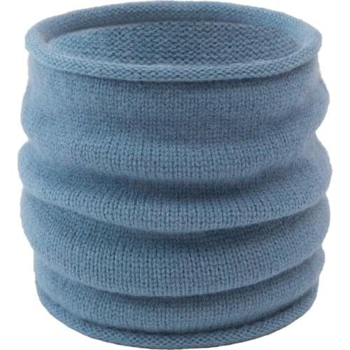 2020 Winter Men Women Scarf Solid Plush Ring Scarf Adult Thick Scarves Children Wool Knitted Collar Warm Velvet Neck Scarves