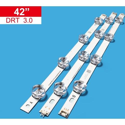 New 40PCS LED backlight strip for LG 42 inch TV 42LB5610 LC420DUE INNOTEK DRT 3.0 42 inch A/B Type 6916L-1709B 6916L-1710B