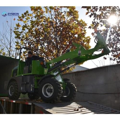 SYNBON New Wheel Loader With Fork And Anti-Roll Frame Front Shovel 0.8ton Farm Garden Loader SY908E