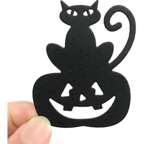 TOP EXPRESSION Halloween Metal Cutting Die Stencils for DIY Scrapbooking Album Decorative Embossing Handmade Paper Cards Gift
