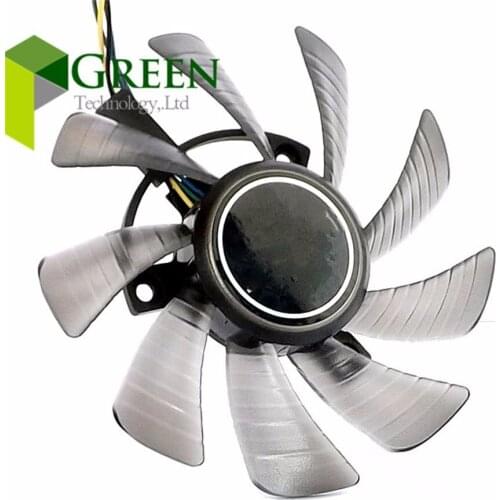 EVERFLOW 3X 39mm Hole Pitch 85X10MM Fan For AS US GTX460 HD6790 HD6870 Graphics Card fan blade 12V 0.5A