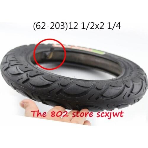 High quality 12 1/2 X 2 1/4 ( 62-203 ) inner and outer tyre fits Many Gas Electric Scooters and e-Bike 12 1/2*2 1/4 tube tire