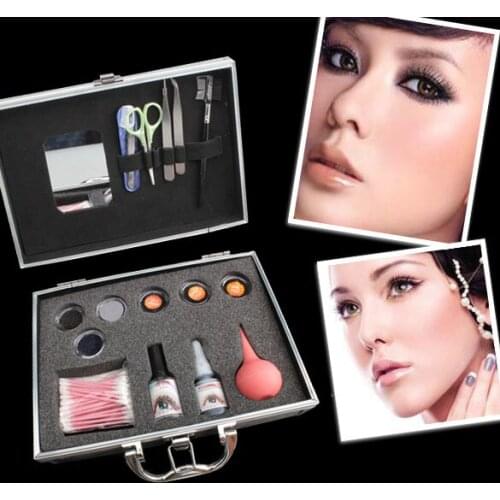Makeup Women False Eyelash Cluster Eye Lashes Extension Kit Tool Set