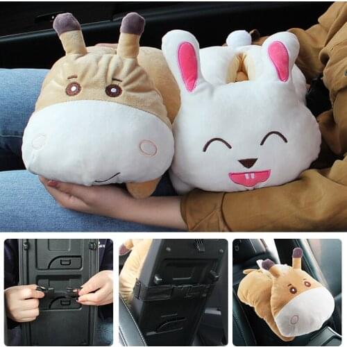 1pcs Creative Car Supplies Armrest Box Sun Visor Paper Towel Hanging Car Seat Back Drawer Car Cartoon Cute
