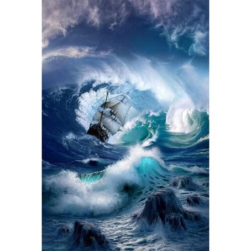 Canvas Size 5D Diy Diamond Painting Cross Stitch Kit Diamond Mosaic Embroidery " Landscape " Painting Square/Round Drill Gift