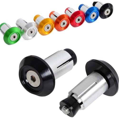 7/8" Handlebar Grips Aluminum Bar End Plug Caps for Ducati 848 scrambler monster 690 796 821 multistrada Motorcycle accessories