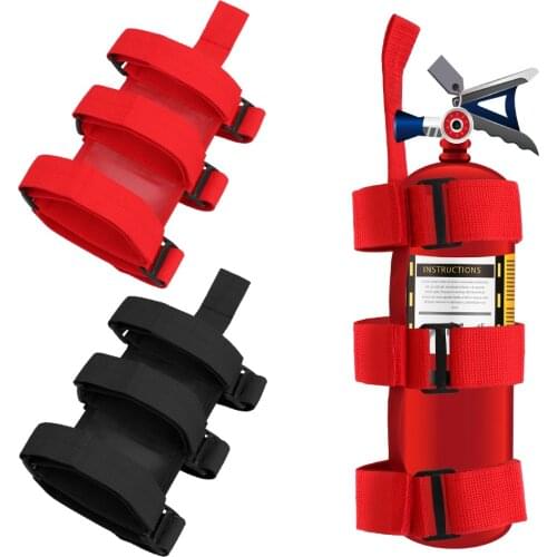 Fire Extinguisher Holder Adjustable Car Fire Extinguisher Mount Strap Fixed Sundry Car Roll Bar for Jeep Wrangler TJ JK JL 97-18