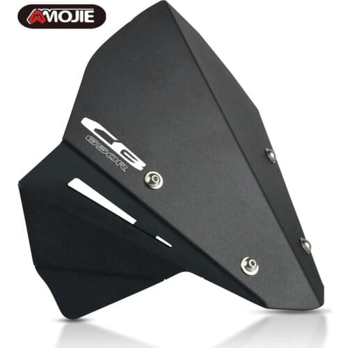 For HONDA CBR650R 2019 2020 2021 CB650R Neo Sports Cafe Motorcycle Windscreen Windshield with Bracket CBR 650R CB 650R