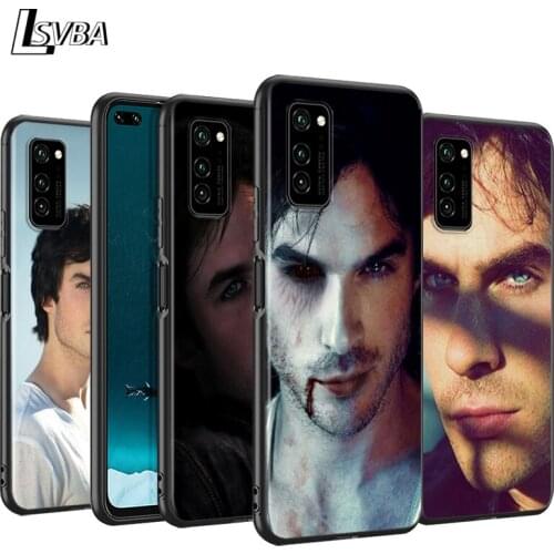 The Vampire Diaries Ian Somerhalder for Huawei P40 P30 P20 P Smart S Z 2020 Lite 5G E Pro Plus 2019 Black Silicone Phone Case