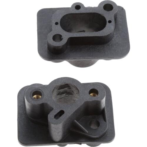 DRELD 2Pcs Trimmer Parts Tools 40-5 43CC 52CC Brush Cutter Intake Manifold Carburetor Base Connector Admitting Pipe Carb Adaptor