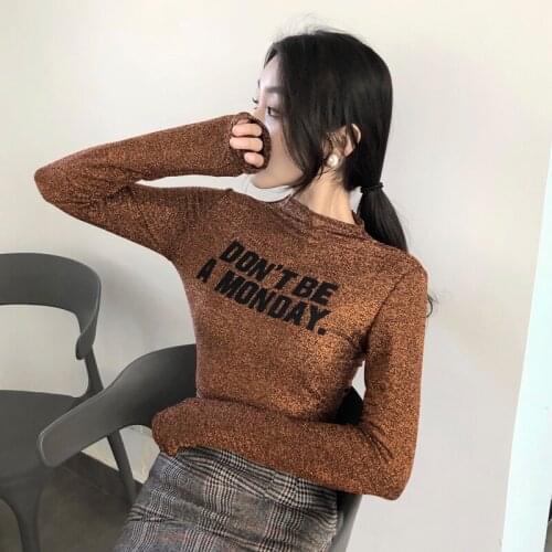 HKML Women's T-shirts With Inscriptions