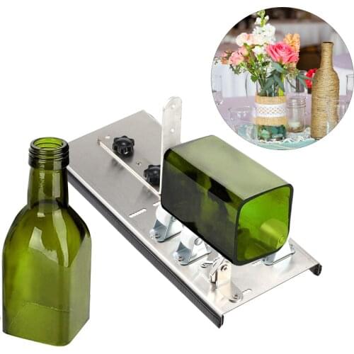 Stainless Steel Glass Bottle Cutter Tool Professional for Bottles Cutting Glass Bottle Cutter DIY Cut Tools Machine Wine Beer