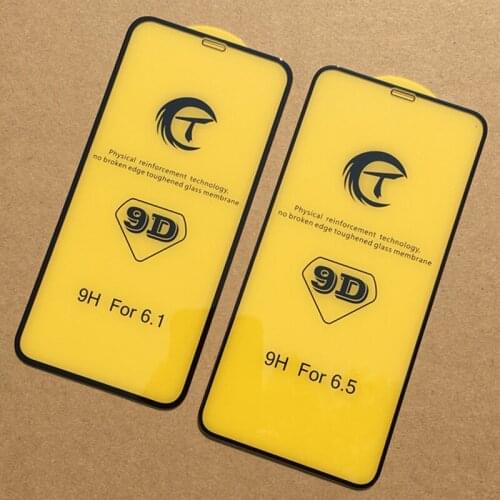 100pcs 9D Curved Full Cover Tempered Glass Screen Protector Shield Flim For iPhone 13 Pro Max 12 Mini 11 XS XR X 8 7 6 Plus SE
