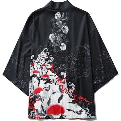 Fashion Stage Performance Costume Japanese Girl Kimono Cardigan Beach Yukata Traditional Ladies Streetwear Women Men Cosplay