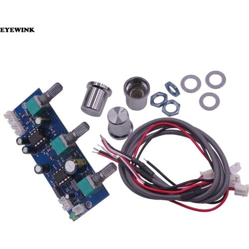 NE5532 Super bass front stage board dual channel single power low pass filter board dc10-24v