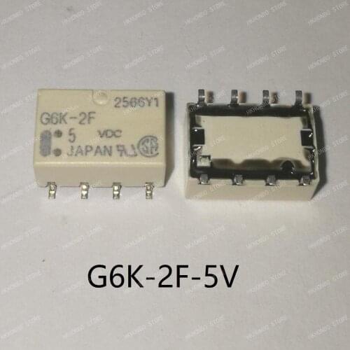 New SOP Signal Relay G6K-2F-Y 3V 4.5V 5V 12V 24V DC