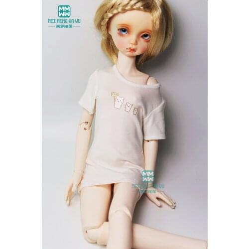 BJD doll clothes fits 1/4 BJD doll fashion Variety medium and long temperament T-shirt