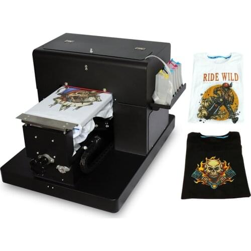 A4 Flatbed Printer Machine DTG Printer Printer For T-Shirt Cloth Garment Printing Machine High Quality